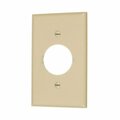 American Imaginations Rectangle Ivory Electrical Receptacle Plate Plastic AI-37064